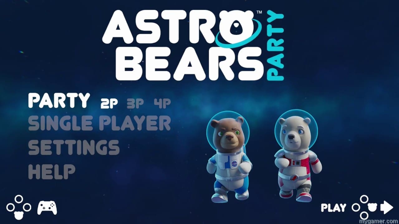 Astro Bears Party banner