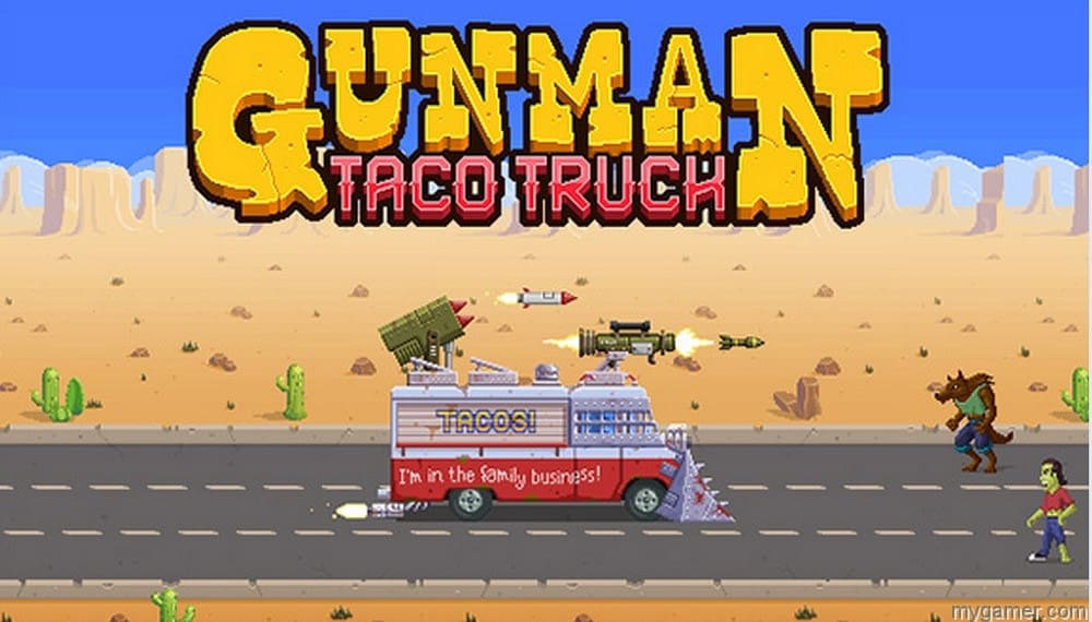 Gunman Taco truck banner