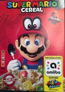 Super Mario Cereal boxFront