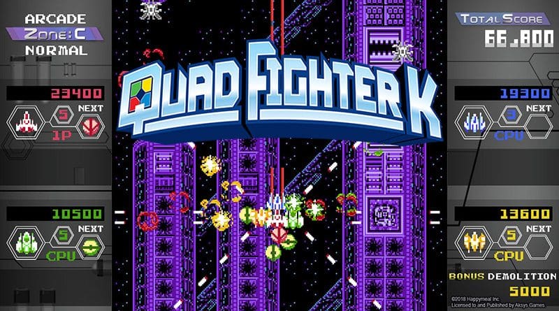 Quad Fighter K switch