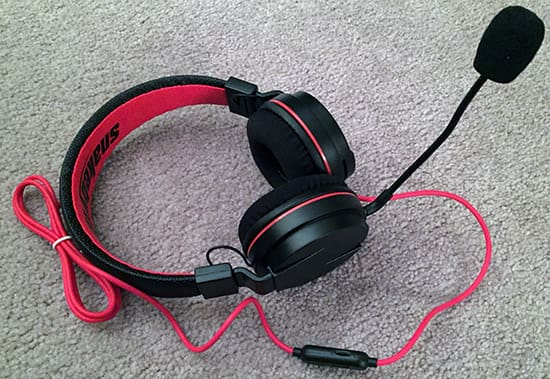 Snakebyte Headset S Switch unfolded