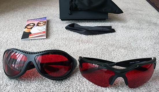 Safety Blue Sleep Savior Glasses front Safety Blue Sleep Savior Glasses front