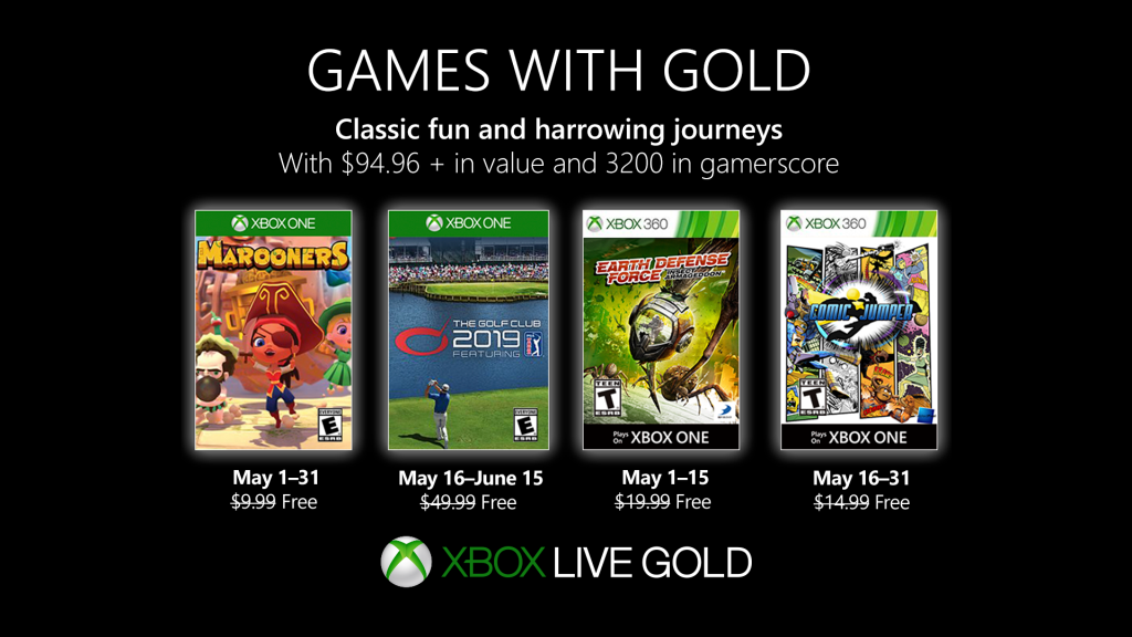 Xbox Games with Gold May 2019 Xbox Games with Gold May 2019