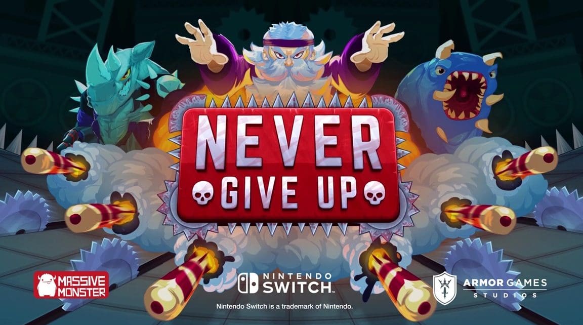 never give up