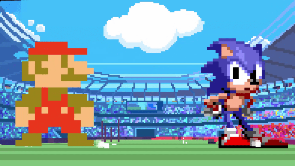 Mario Sonic at the Olympic Games Tokyo