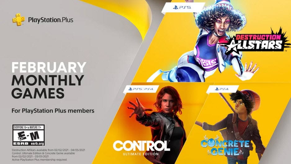 PS Plus Feb 2021