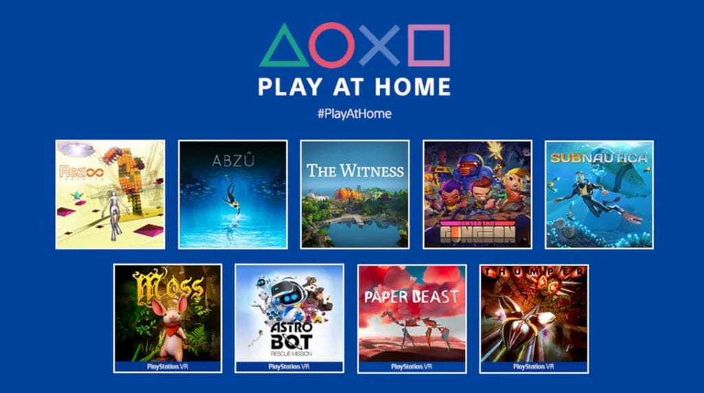 Playstation Play At Home March 2021