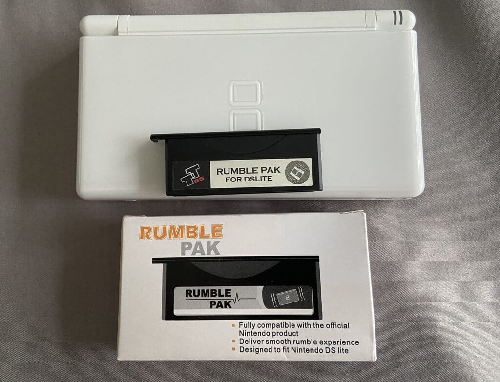 DS Lite Rumble Pak banner DS Lite Rumble Pak banner