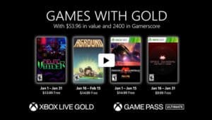 Xbox Games Gold Jan 2022