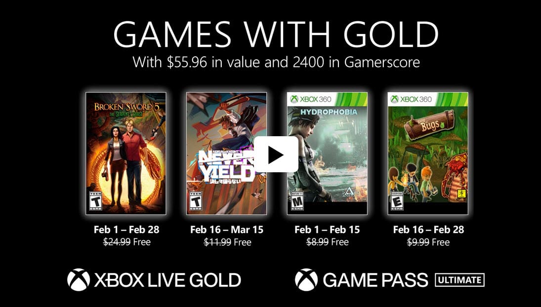 Games with Gold Feb 2022