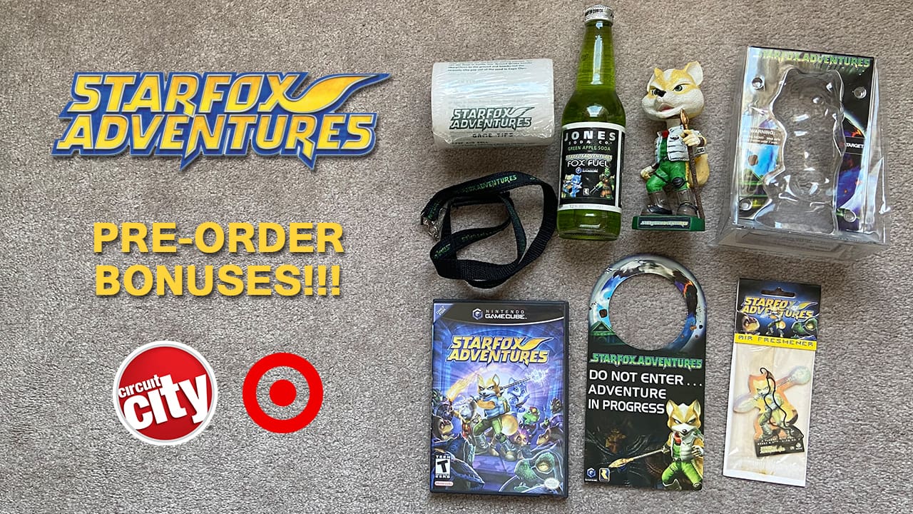 Star Fox Adventures Pre order bonus banner