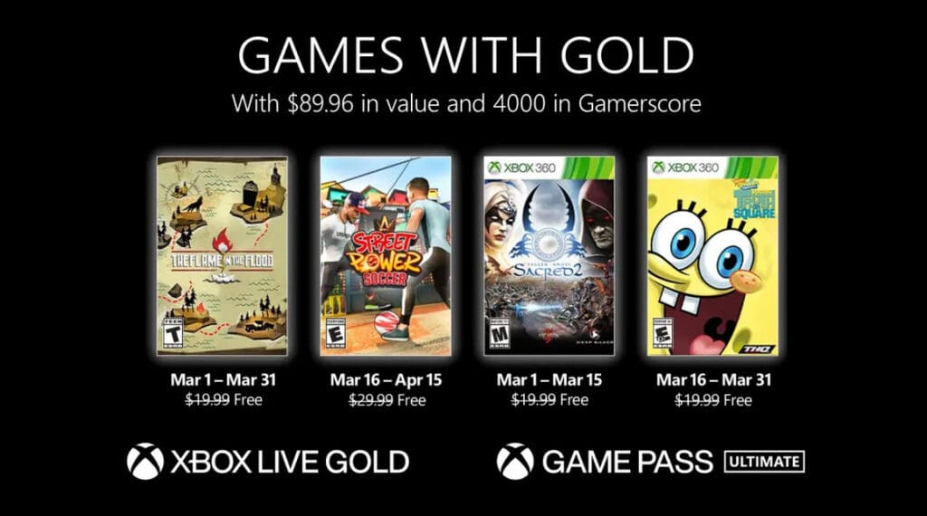 Xbox Games with Gold March 2022 Xbox Games with Gold March 2022