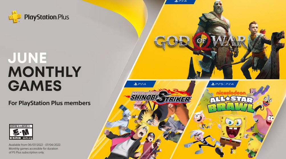 PS June 2022 free games