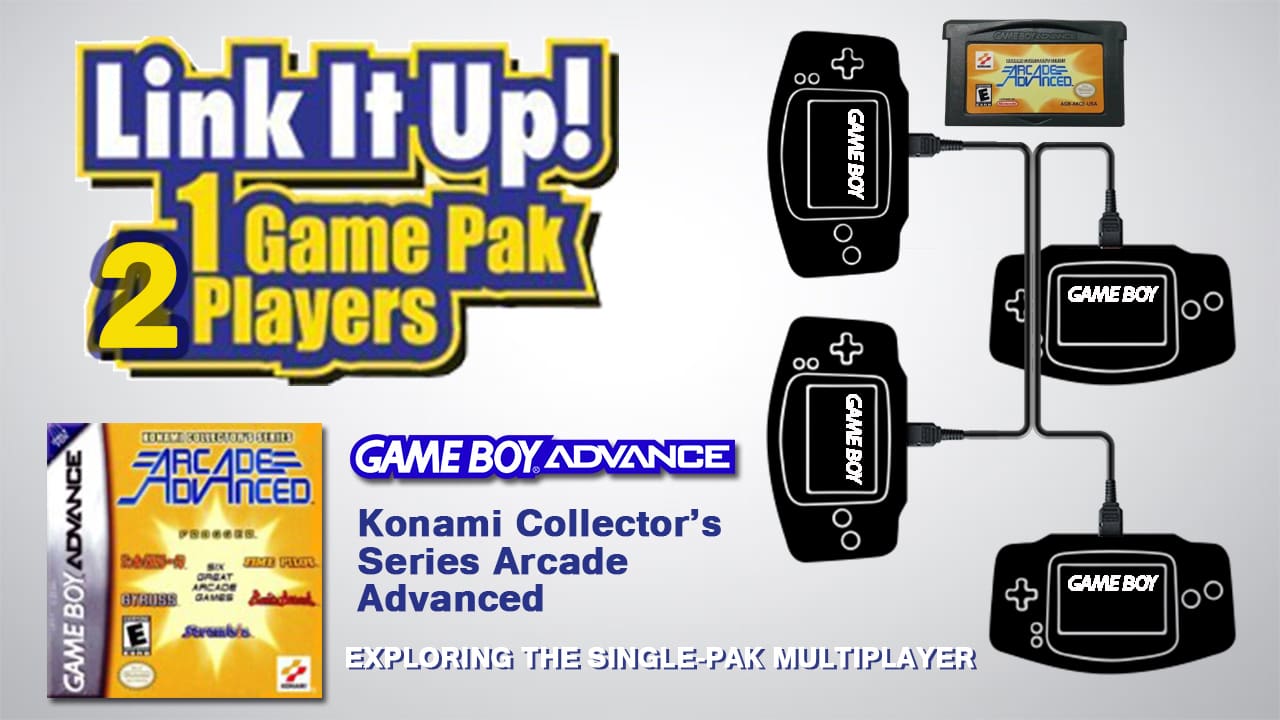 Single Pak Banner Konami Collectors Series Arcade Advance