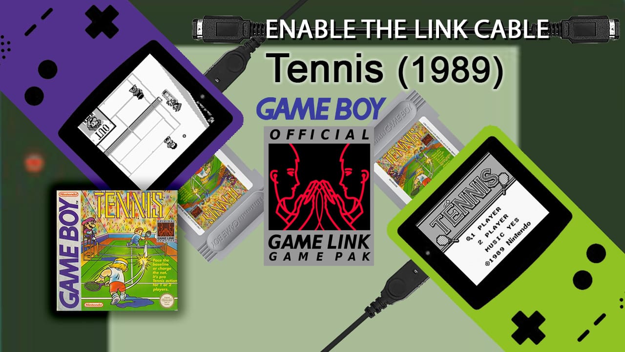 Enable Link Cable Tennis GB banner