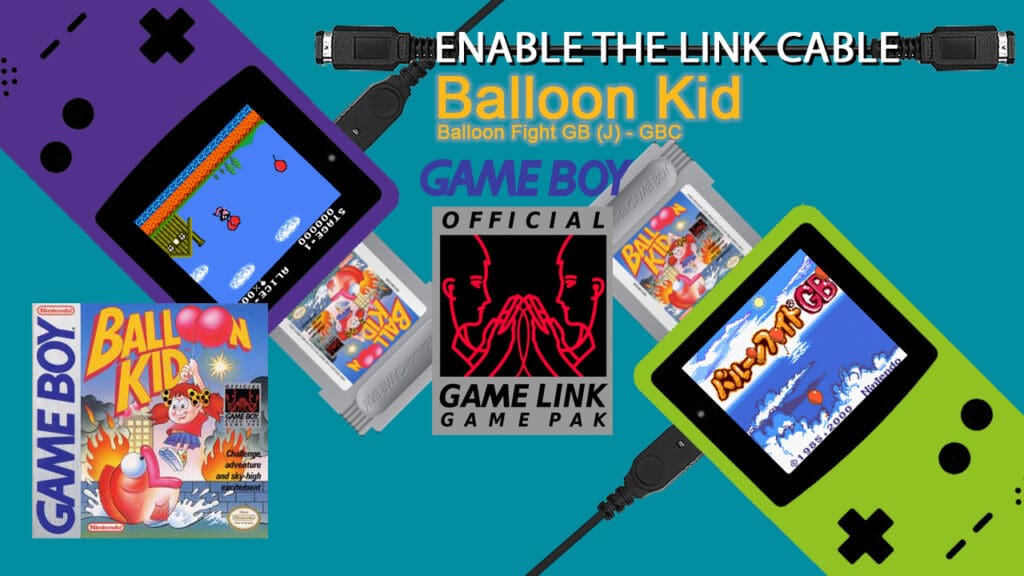 Enable Link Cable Balloon Kid GB Enable Link Cable Balloon Kid GB