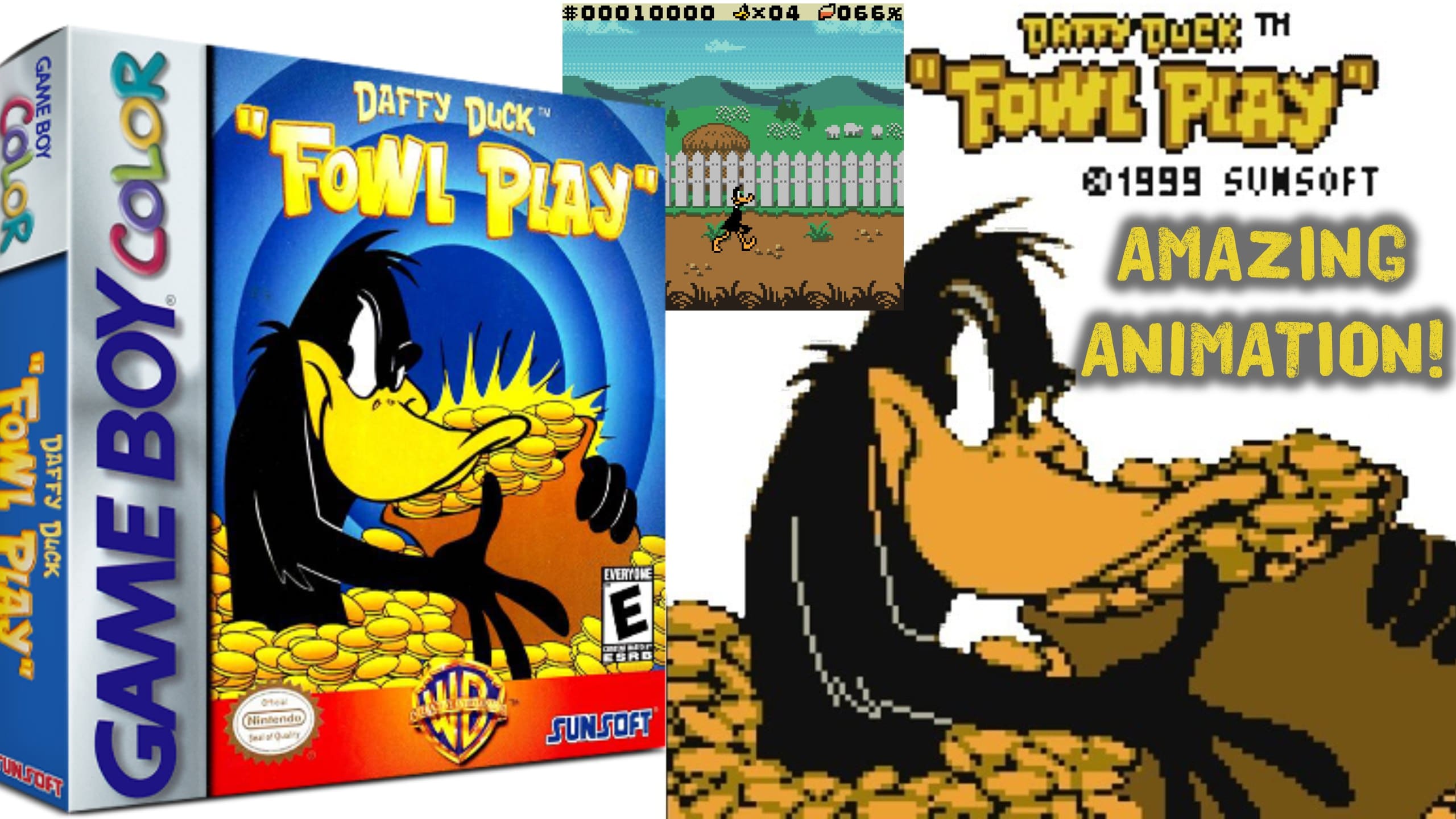 Daffy Duck Fowl Play banner
