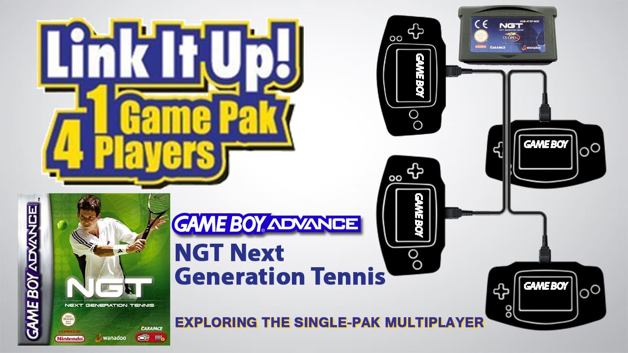 GBA Single Pak link NGT Next Generation Tennis
