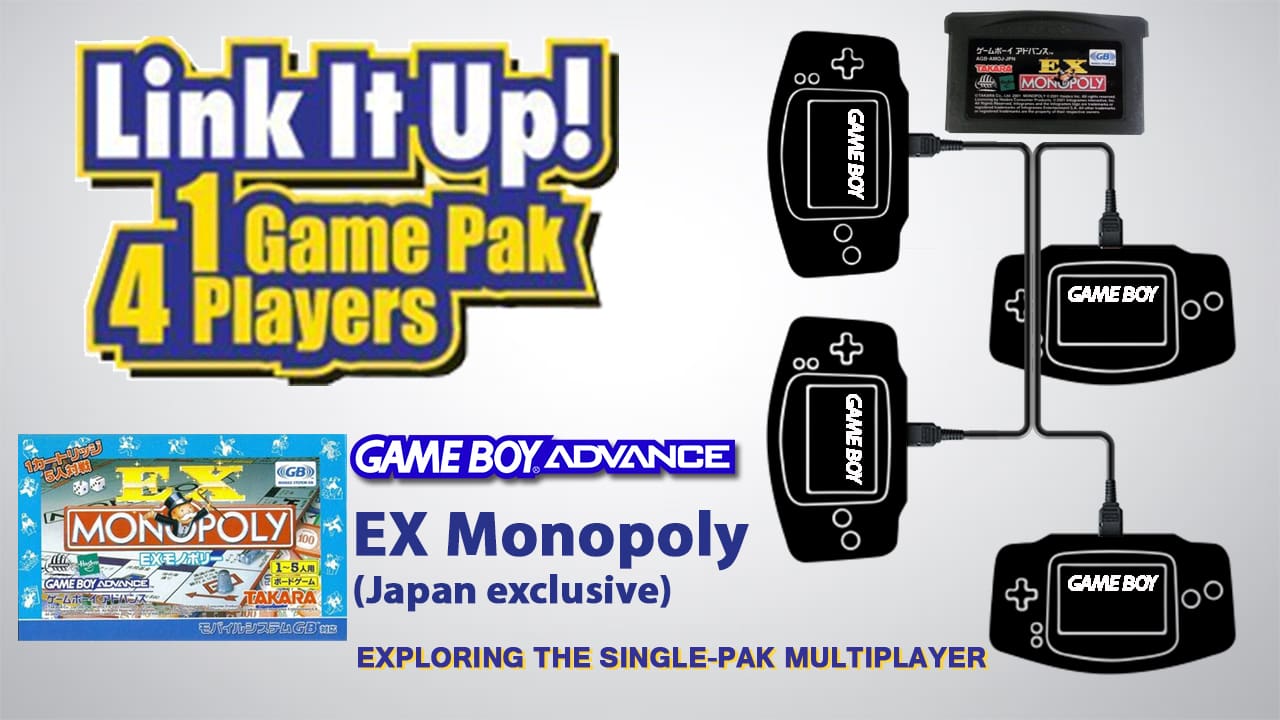 GBA Single Pak link EX Monopoly