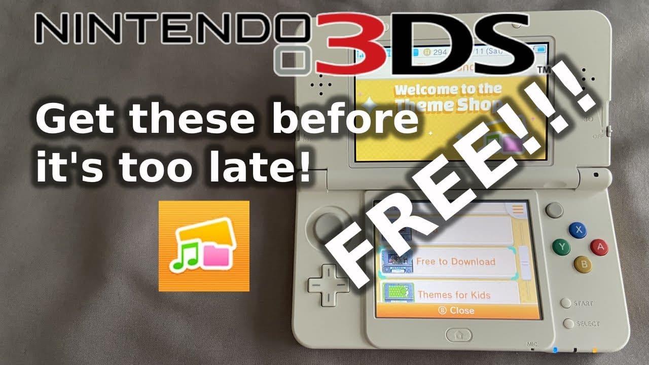 3DS Themeshop close banner
