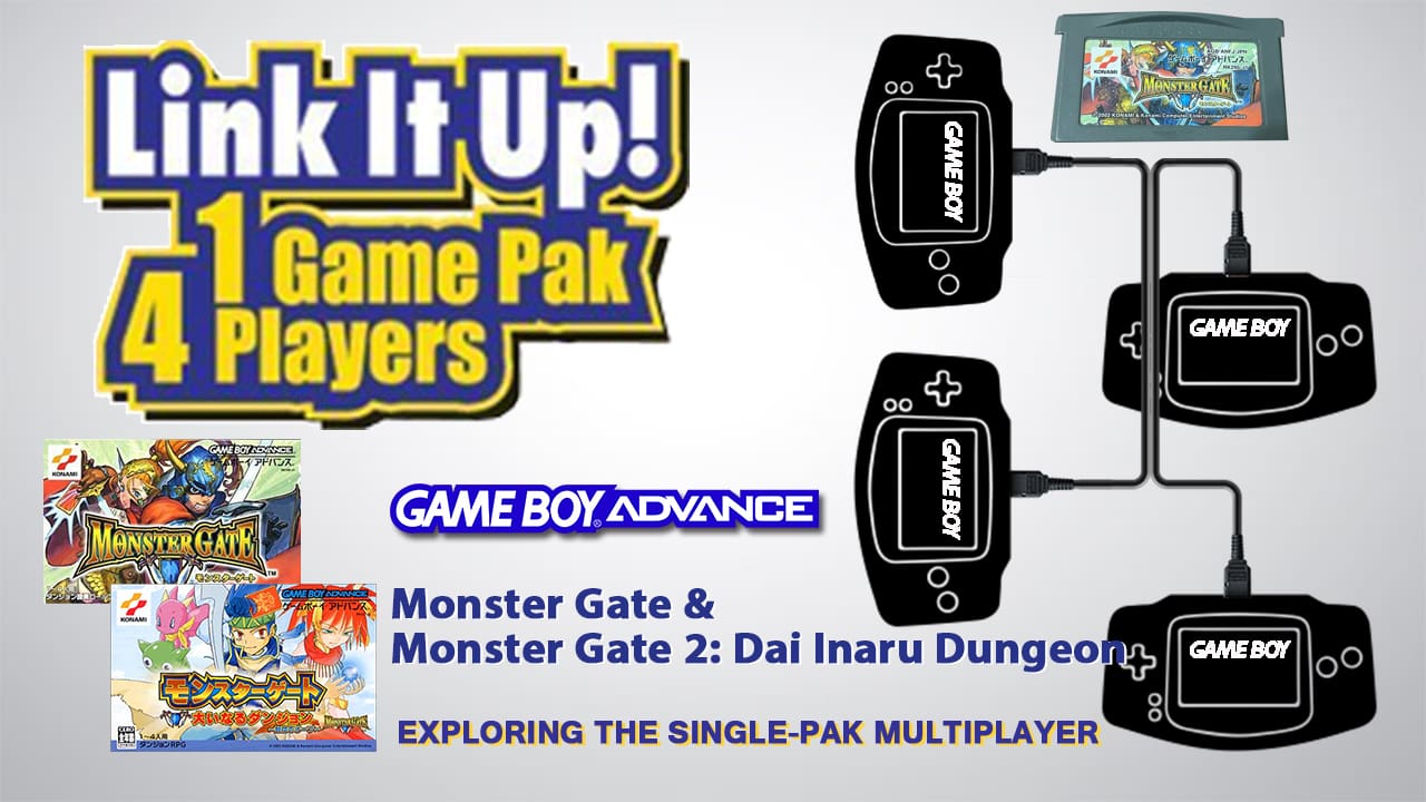 GBA Single Pak link Monster Gate 12