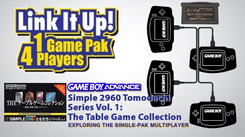 GBA Single Pak Simple 2960 Tomodachi Series Vol. 1 The Table Game Collection GBA Single Pak Simple 2960 Tomodachi Series Vol. 1 The Table Game Collection