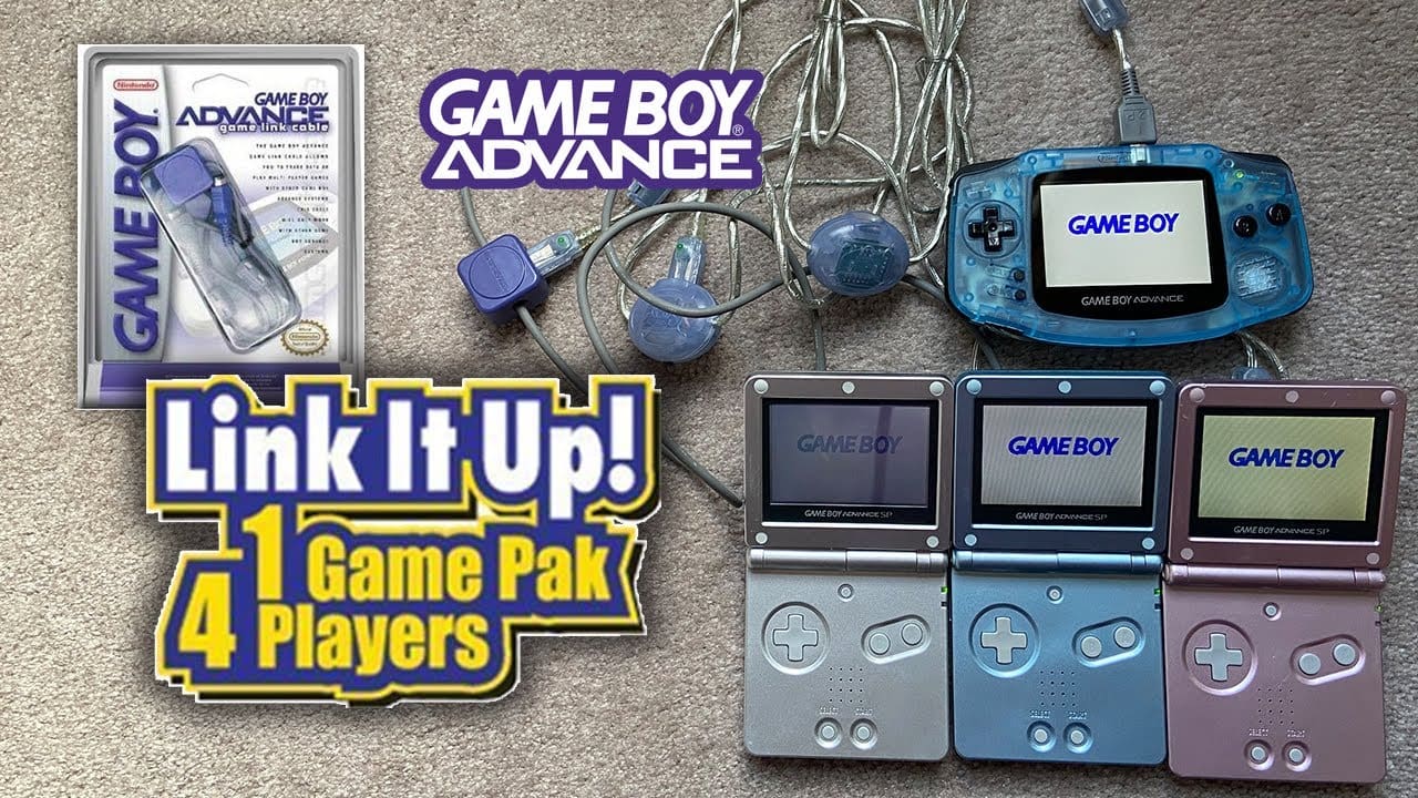 GBA Link it up 4player cable banner