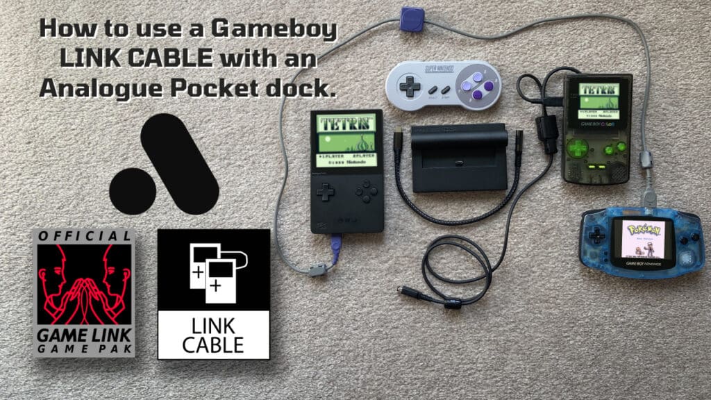 Analogue Pocket dock link cable banner Analogue Pocket dock link cable banner