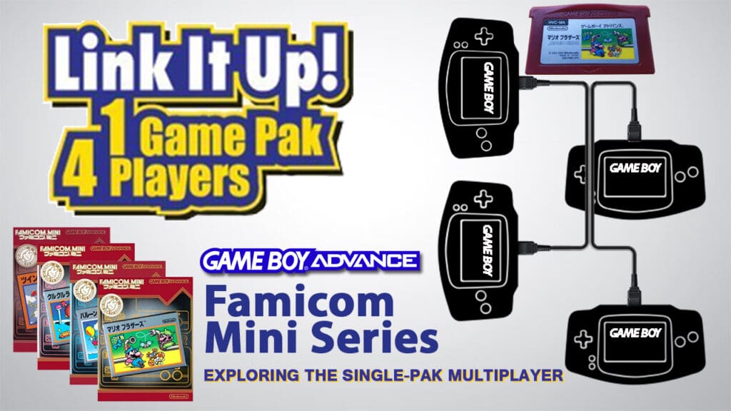 GBA Single Pak link Famicom Mini Series GBA Single Pak link Famicom Mini Series
