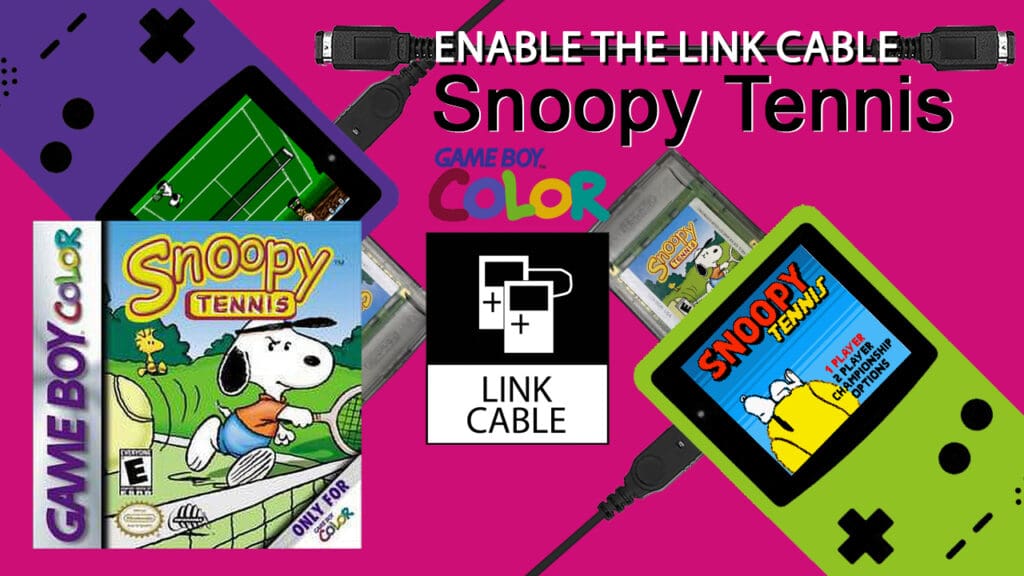 Snoopy Tennis link banner
