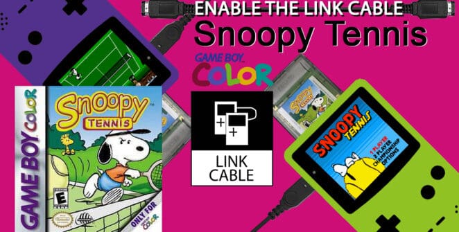 Snoopy Tennis link banner