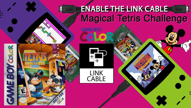 Enable the Link Cable Magical Tetris Challenge