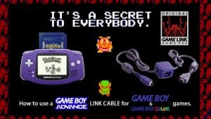 GBA link cable secret banner