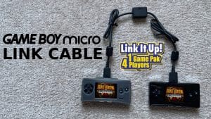 GBM Link cable banner Gameboy Micro Link cable banner