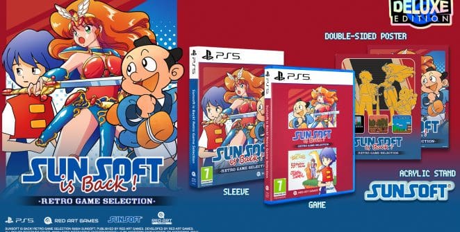Sunsoft is Back retro game selection