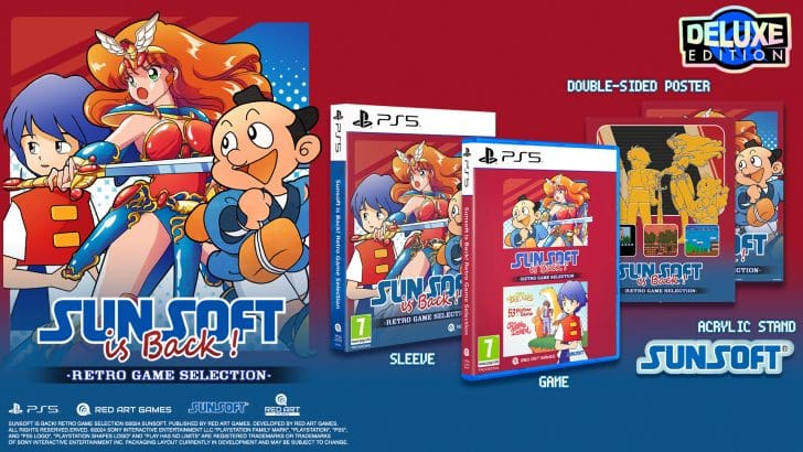 Sunsoft is Back retro game selection