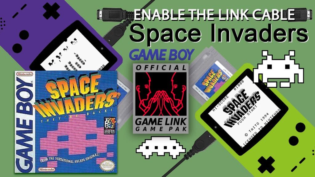 Space Invaders GB link 2p banner