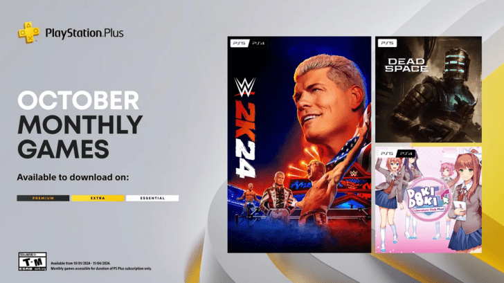 Oct 2024 PS+ Free