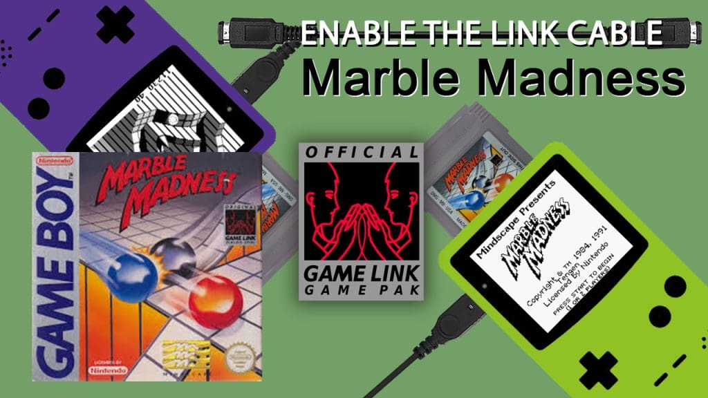 Enable The Link Cable Marble Madness Marble Madness