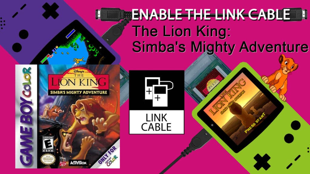 Enable the Link Cable - Simbas Might Adventure
