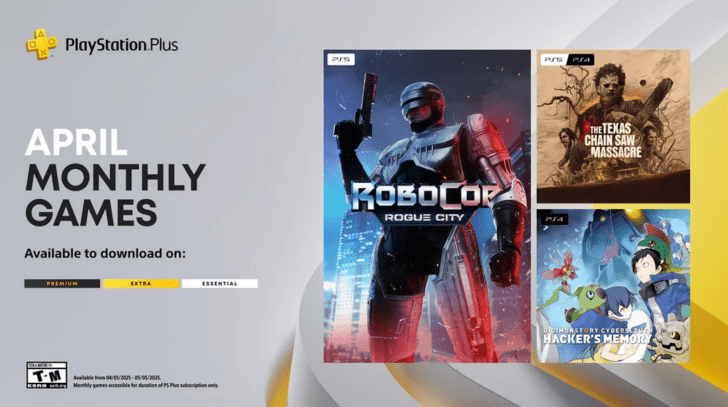 PS+ April 2025