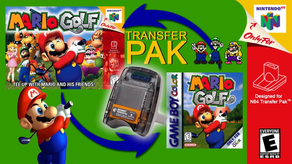 Transfer Pak Mario Golf