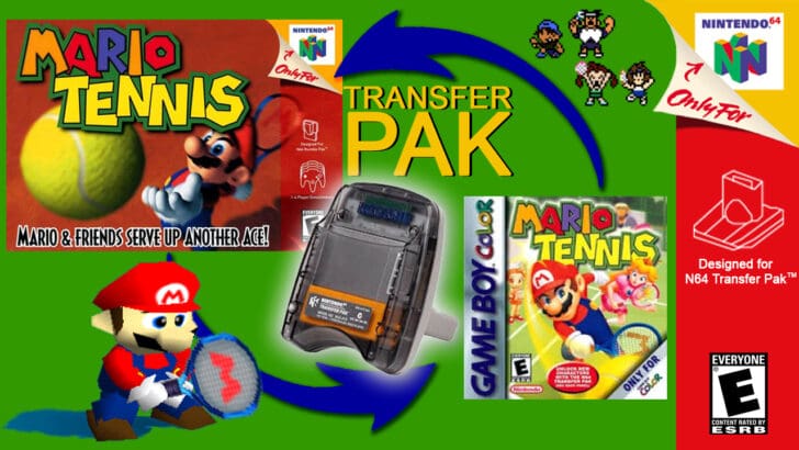 Mario Tennis Transfer Pak