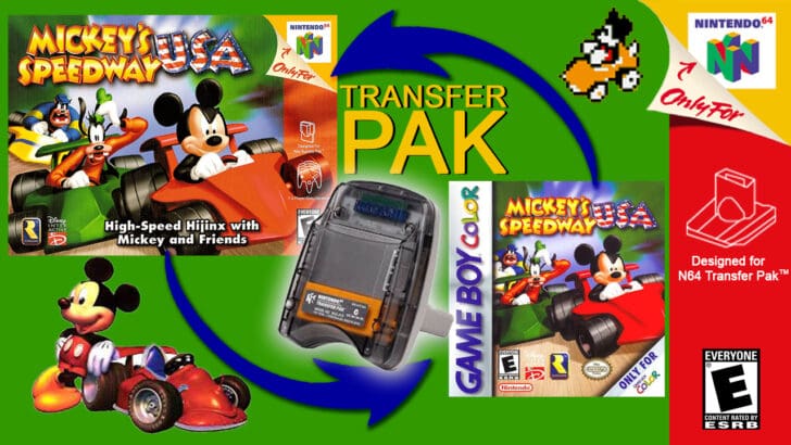 Transfer Pak Mickeys Speedway USA