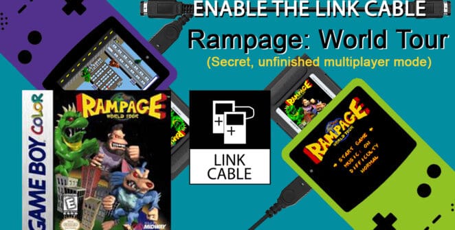 Rampage World Tour Enable the link cable banner