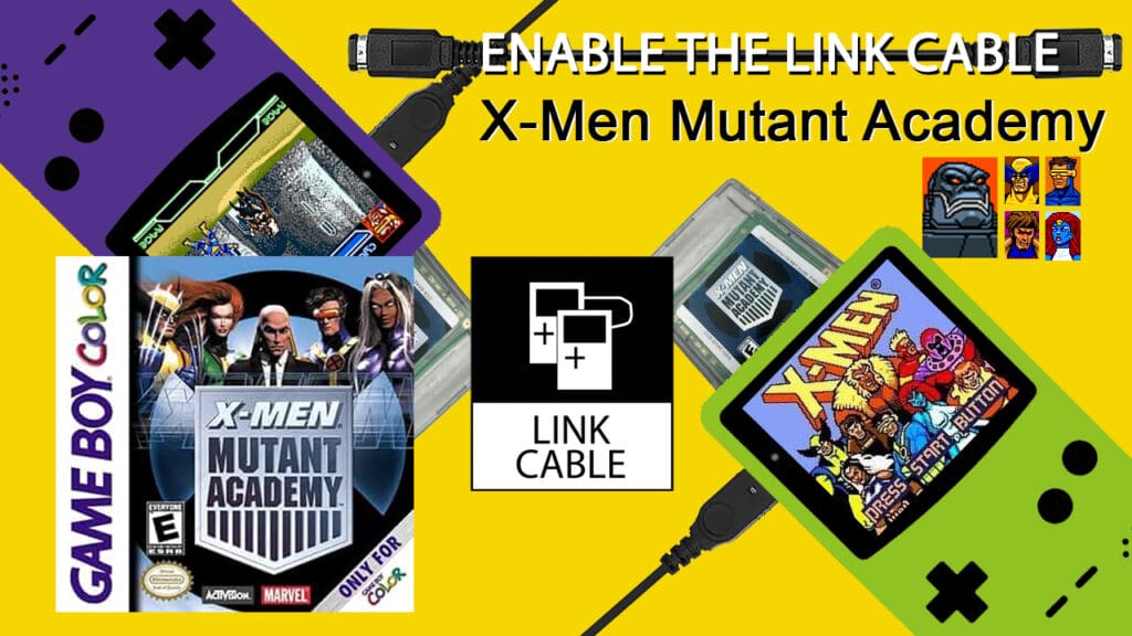 Xmen Mutant Academy Enable The Link Cable banner Xmen Mutant Academy Enable The Link Cable banner