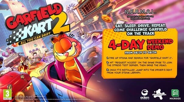 Garfield Kart 2 stress test
