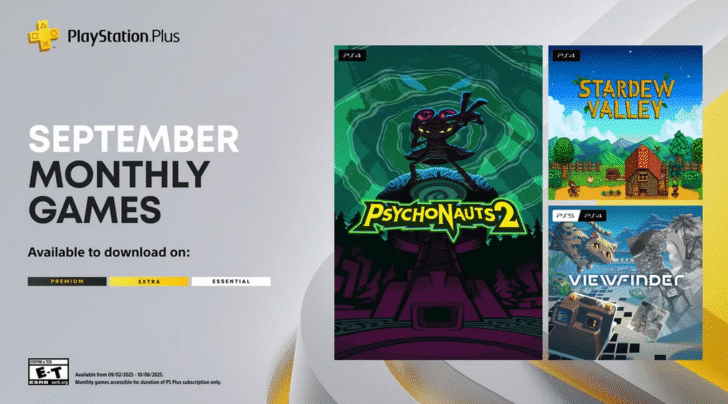 Sept 2025 PS+