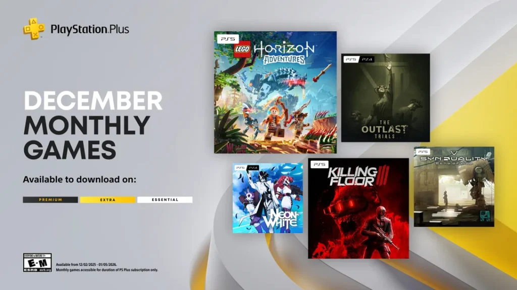PS+ Dec 2025