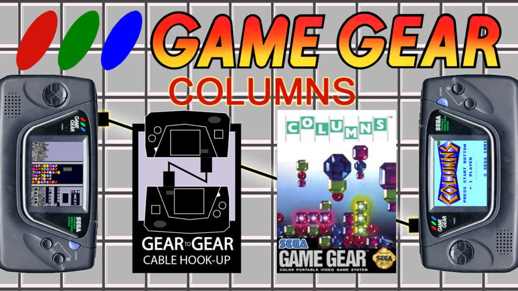 Columns Game Gear Link Banner Columns Game Gear Link Banner